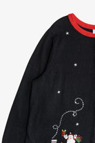 Vintage Santa In Chimneys Ugly Christmas Sweater (2000s)