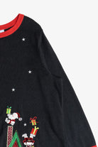 Vintage Santa In Chimneys Ugly Christmas Sweater (2000s)