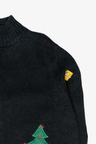 Presents Delivery Vintage Ugly Christmas Zip Sweater (1990s)