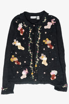 Floral Stockings Vintage Ugly Christmas Sweater (2000s)