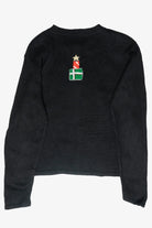 Presents Stack Vintage Ugly Christmas Zip Cardigan (2000s)