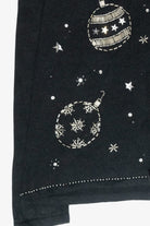Sparkle Ornaments Vintage Ugly Christmas Cardigan (2000s)