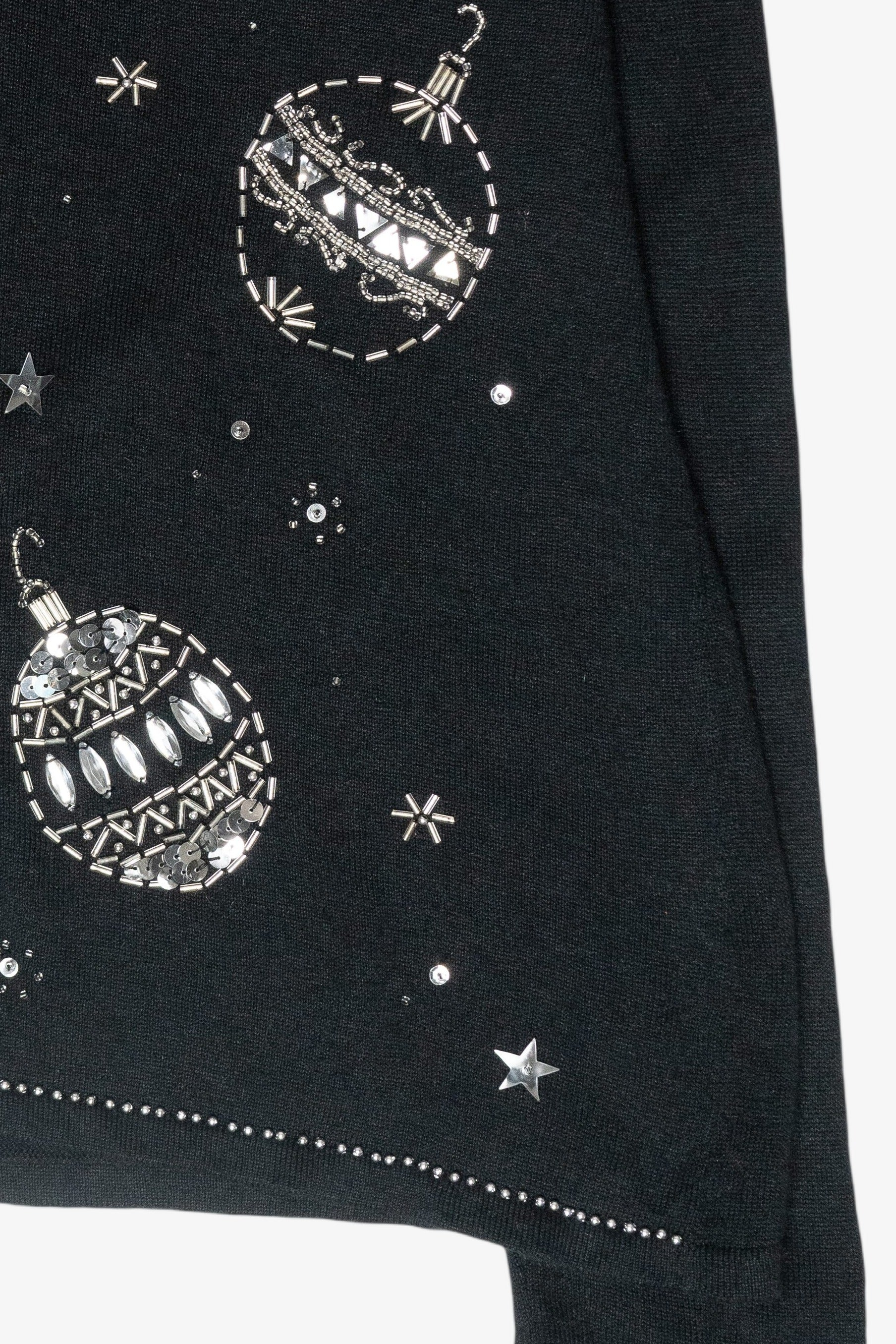 Sparkle Ornaments Vintage Ugly Christmas Cardigan (2000s)