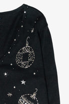 Sparkle Ornaments Vintage Ugly Christmas Cardigan (2000s)
