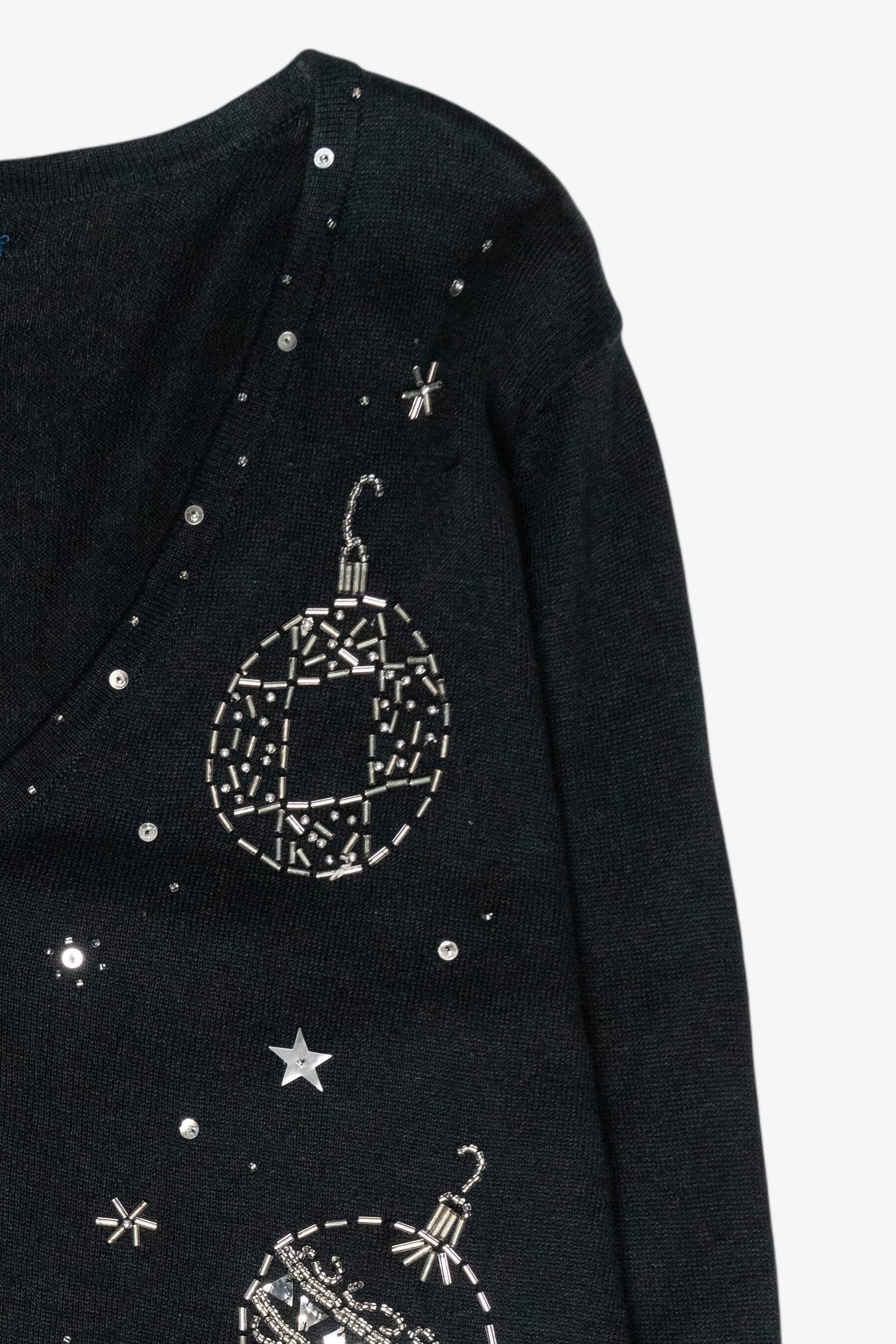 Sparkle Ornaments Vintage Ugly Christmas Cardigan (2000s)