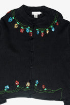 String Lights Vintage Ugly Christmas Sweater (2000s)
