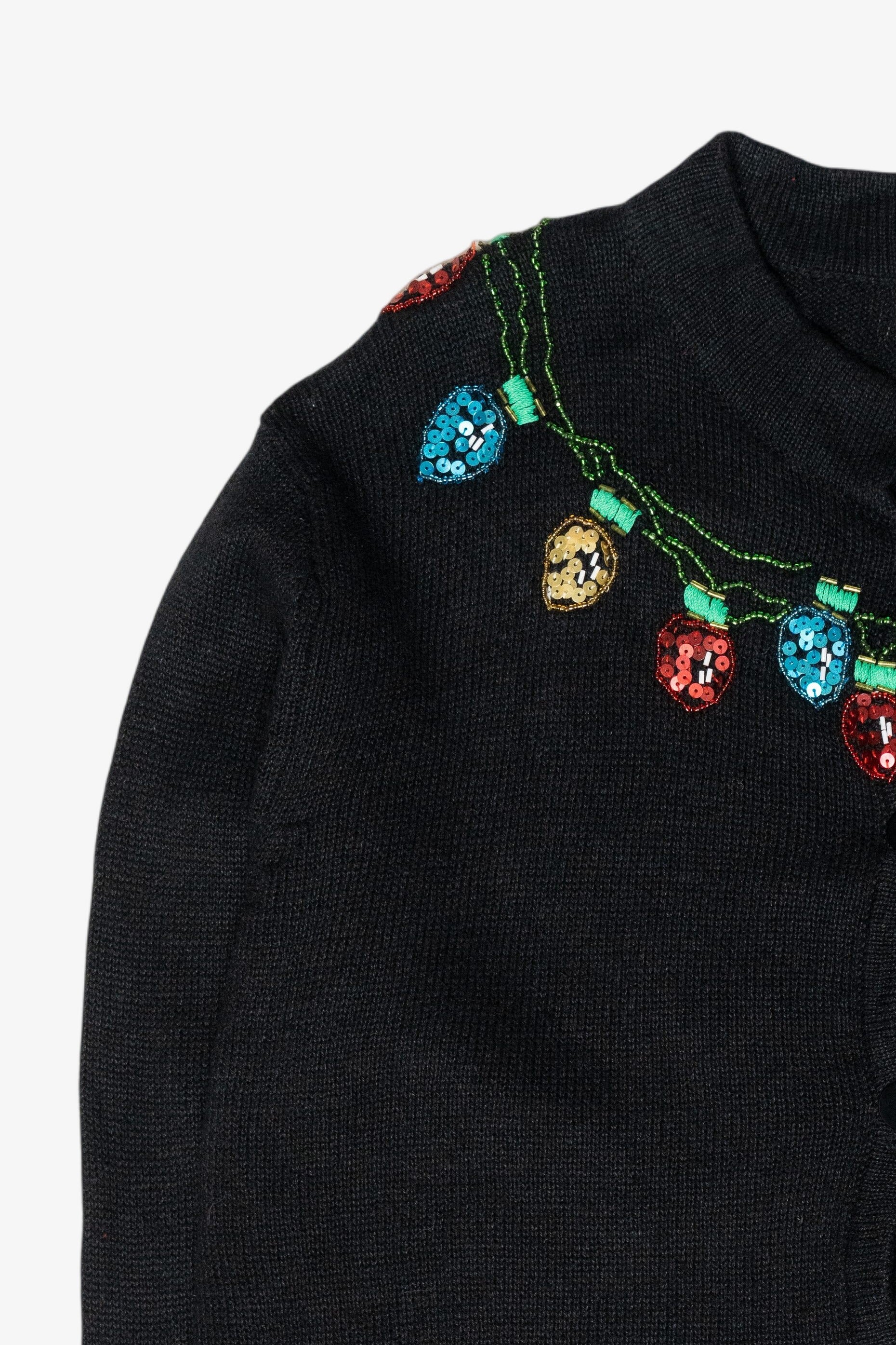 String Lights Vintage Ugly Christmas Sweater (2000s)