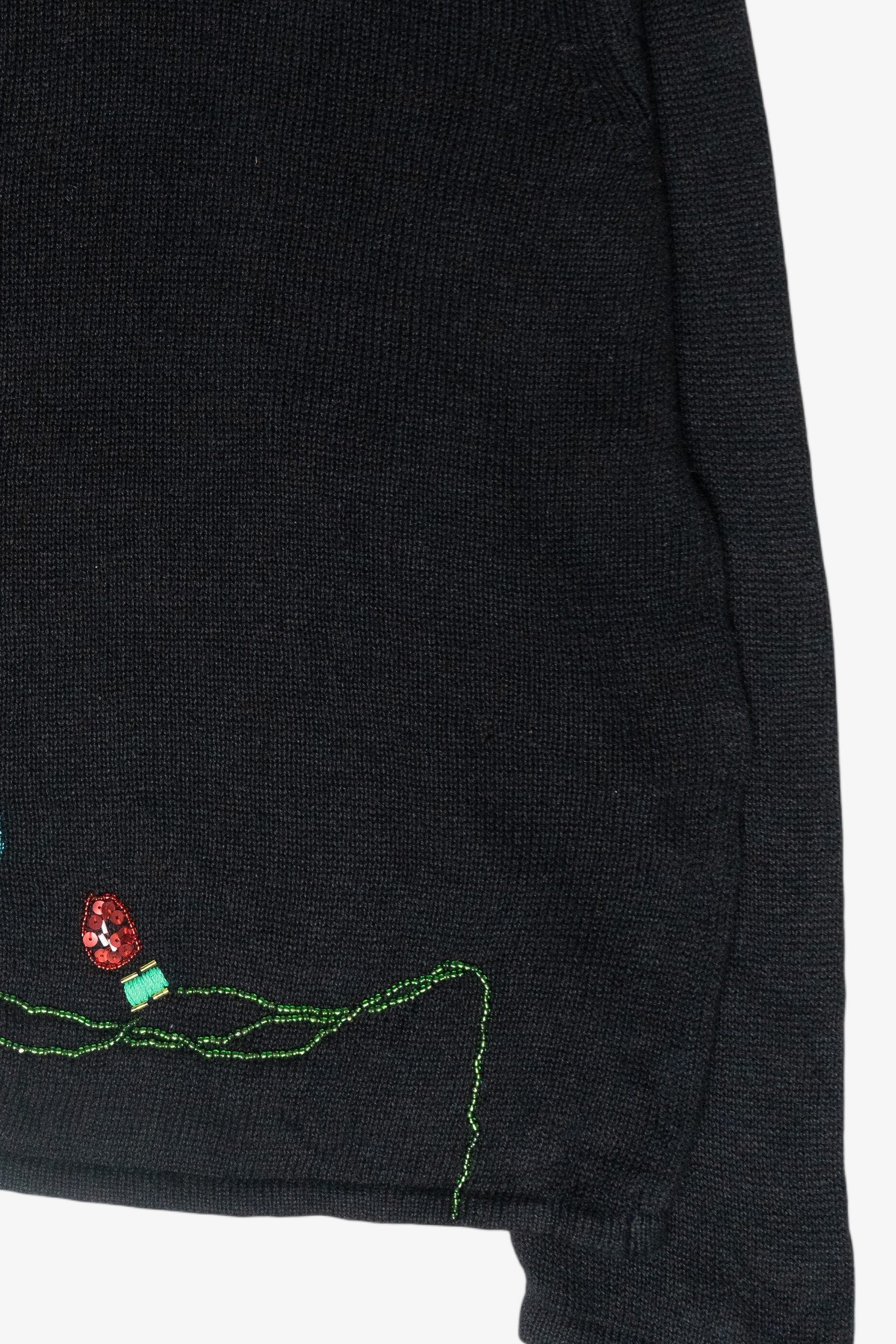 String Lights Vintage Ugly Christmas Sweater (2000s)