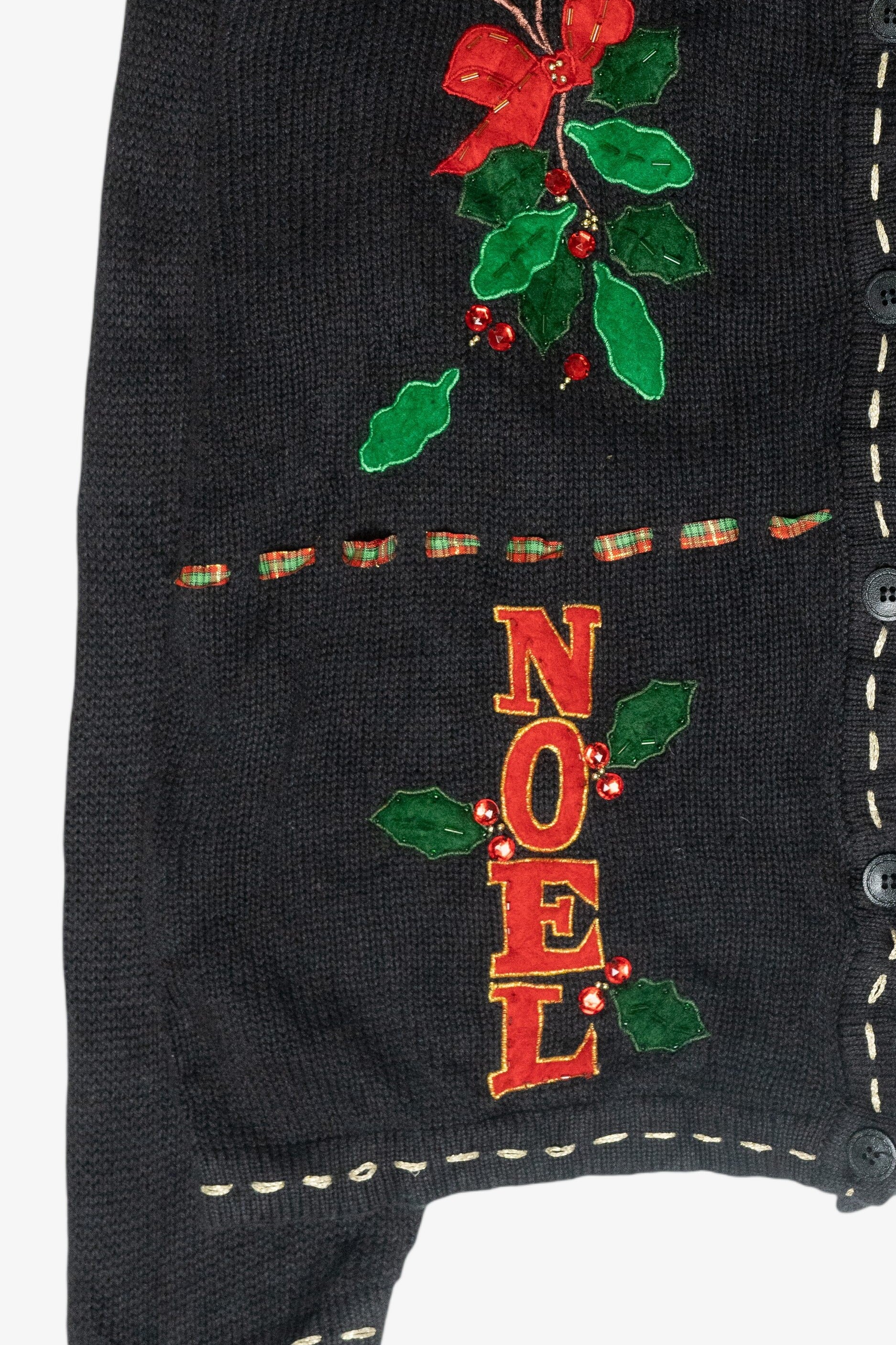 Joy Vintage Ugly Christmas Cardigan (2000s)