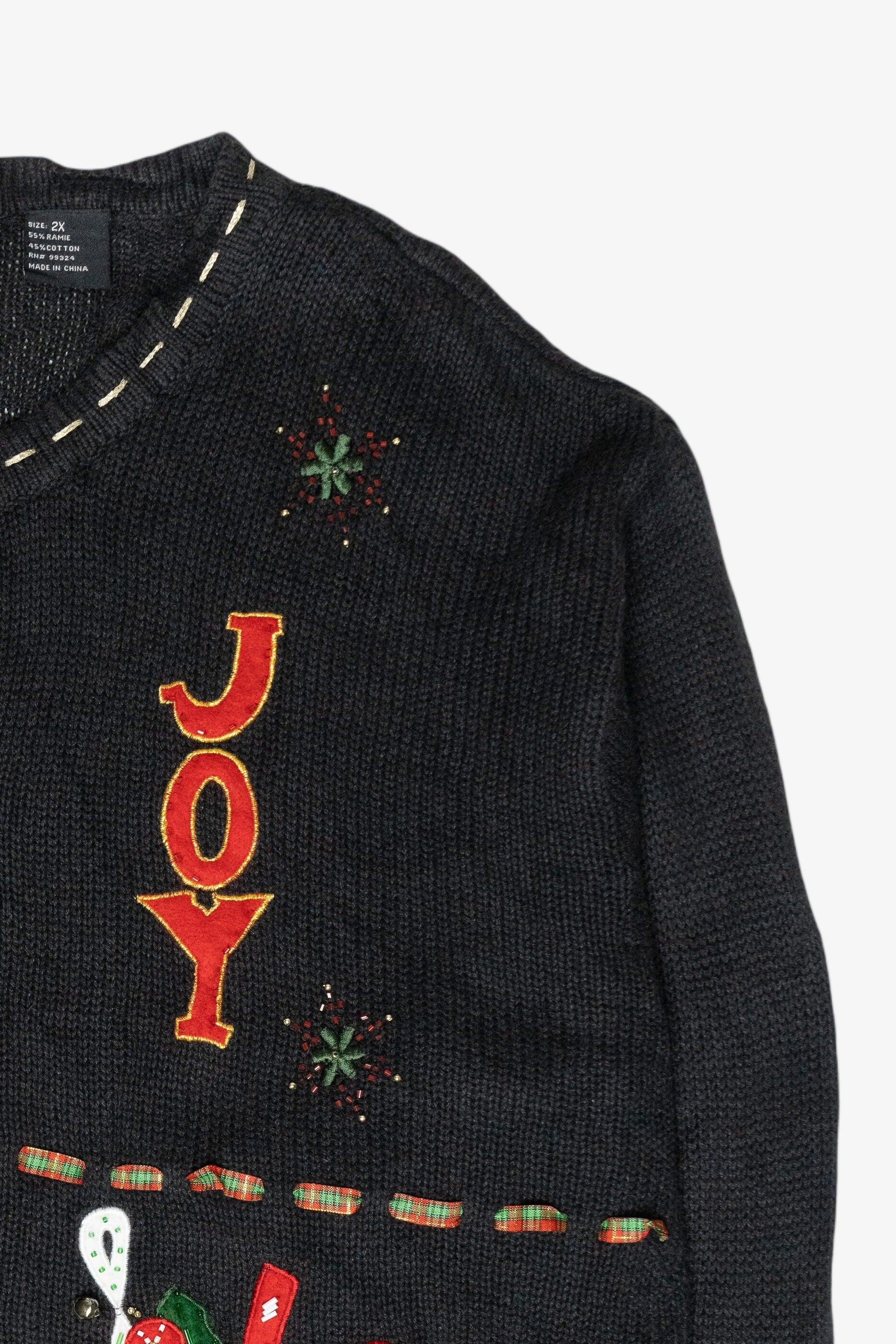 Joy Vintage Ugly Christmas Cardigan (2000s)