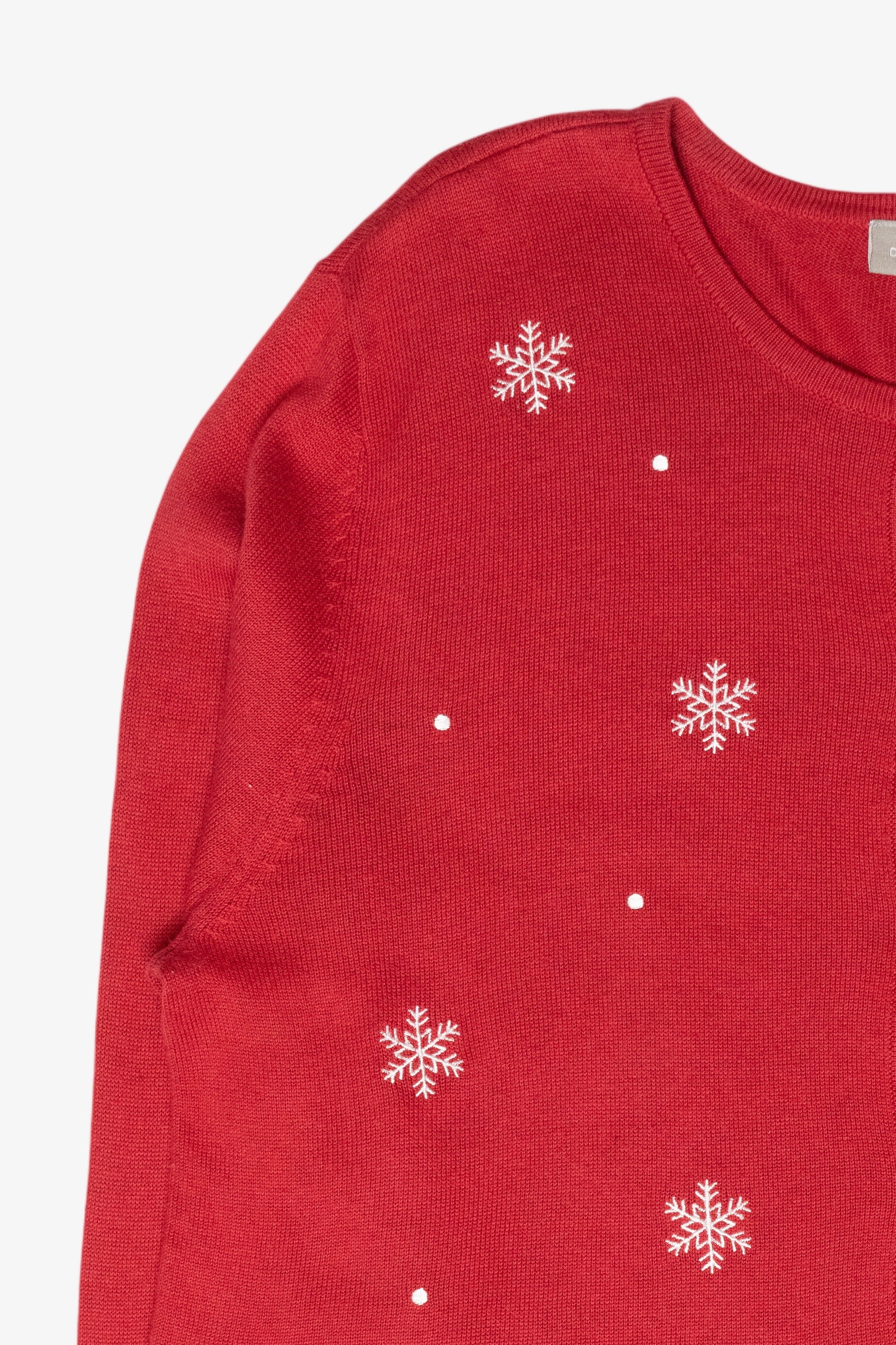 Juggling Snowmen Vintage Ugly Christmas Cardigan (2000s)