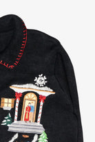 Carolers Vintage Ugly Christmas Cardigan (2000s)