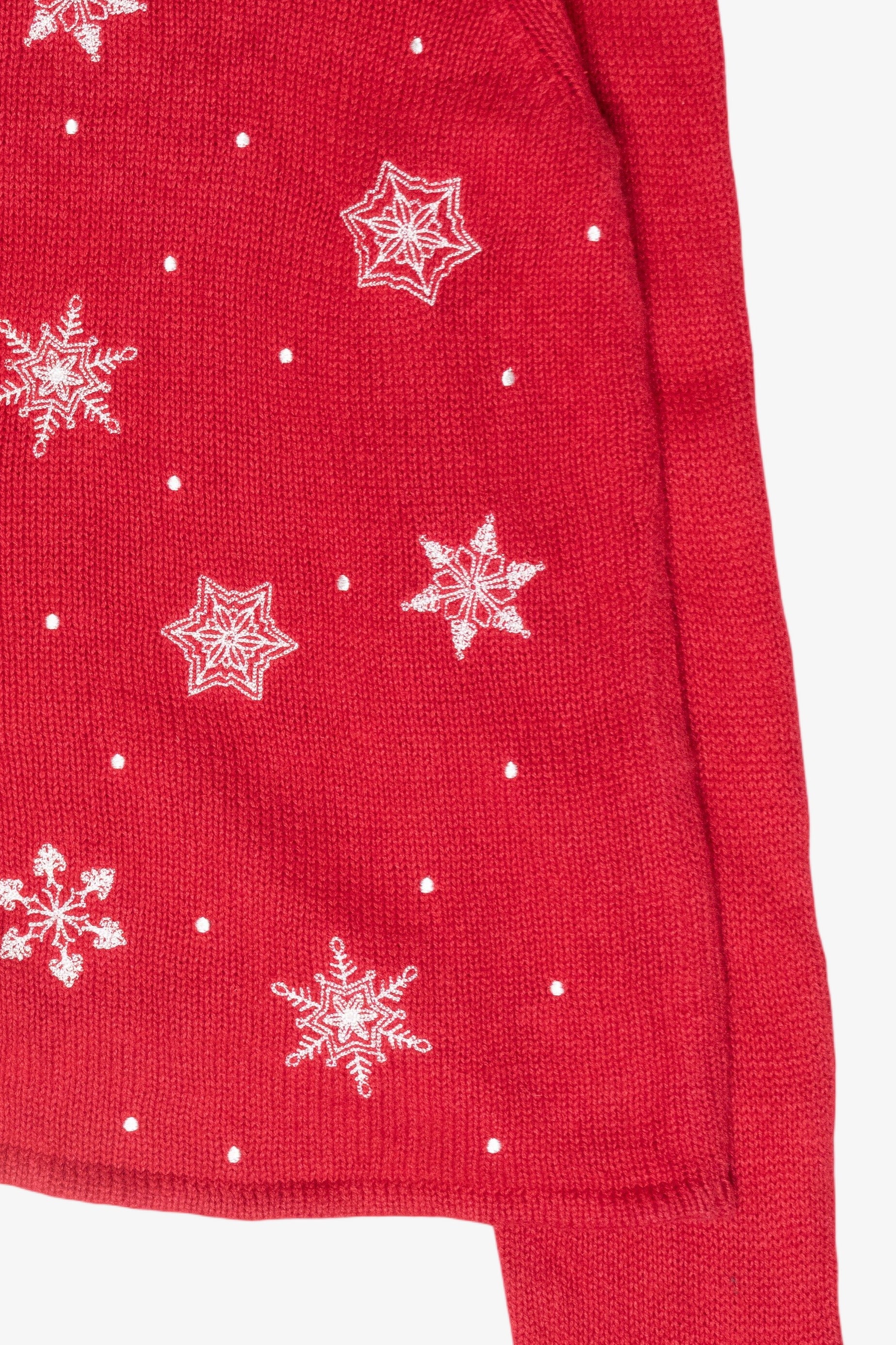 Dog Walk Vintage Ugly Christmas Cardigan (2000s)
