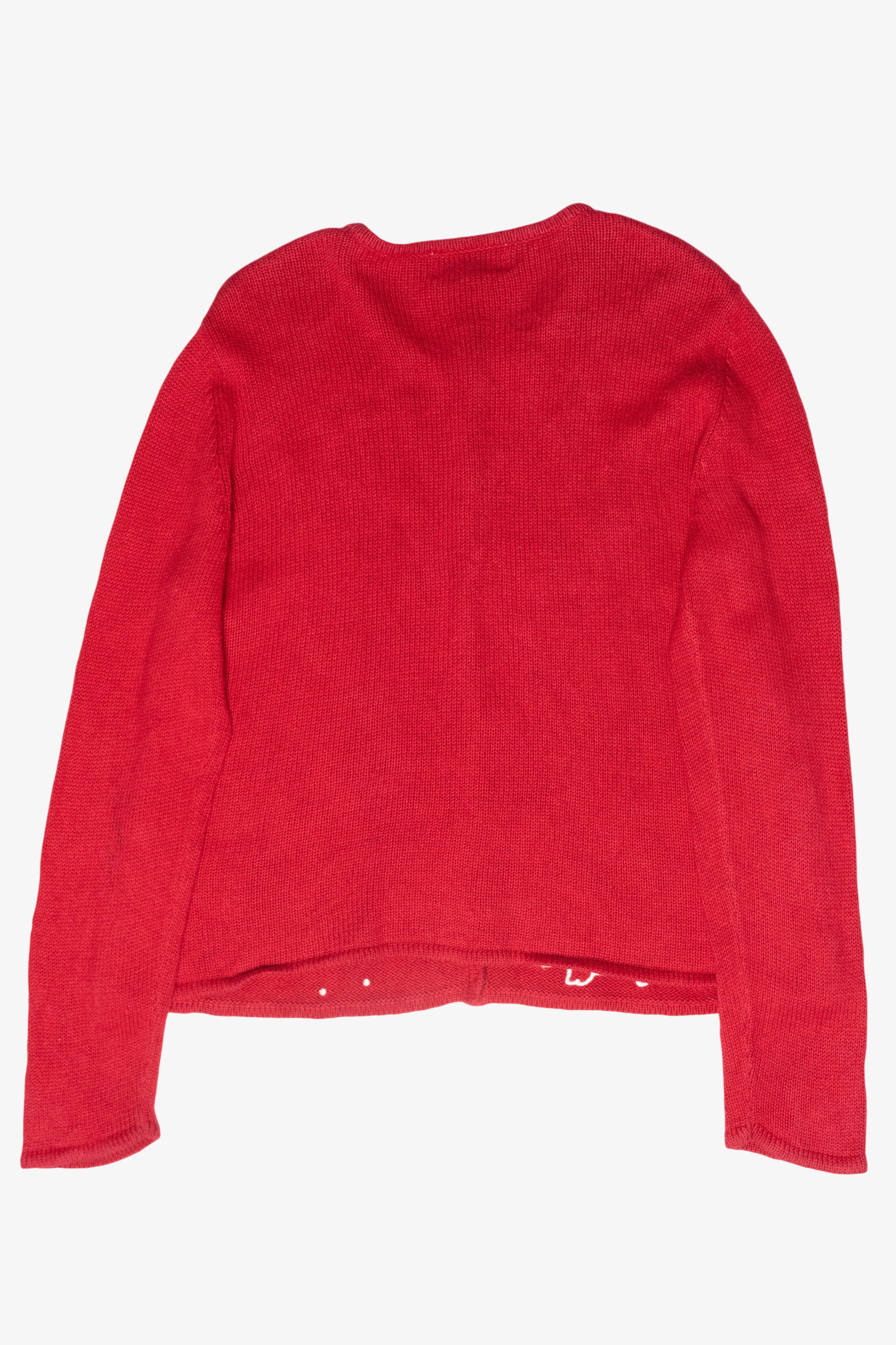 Dog Walk Vintage Ugly Christmas Cardigan (2000s)