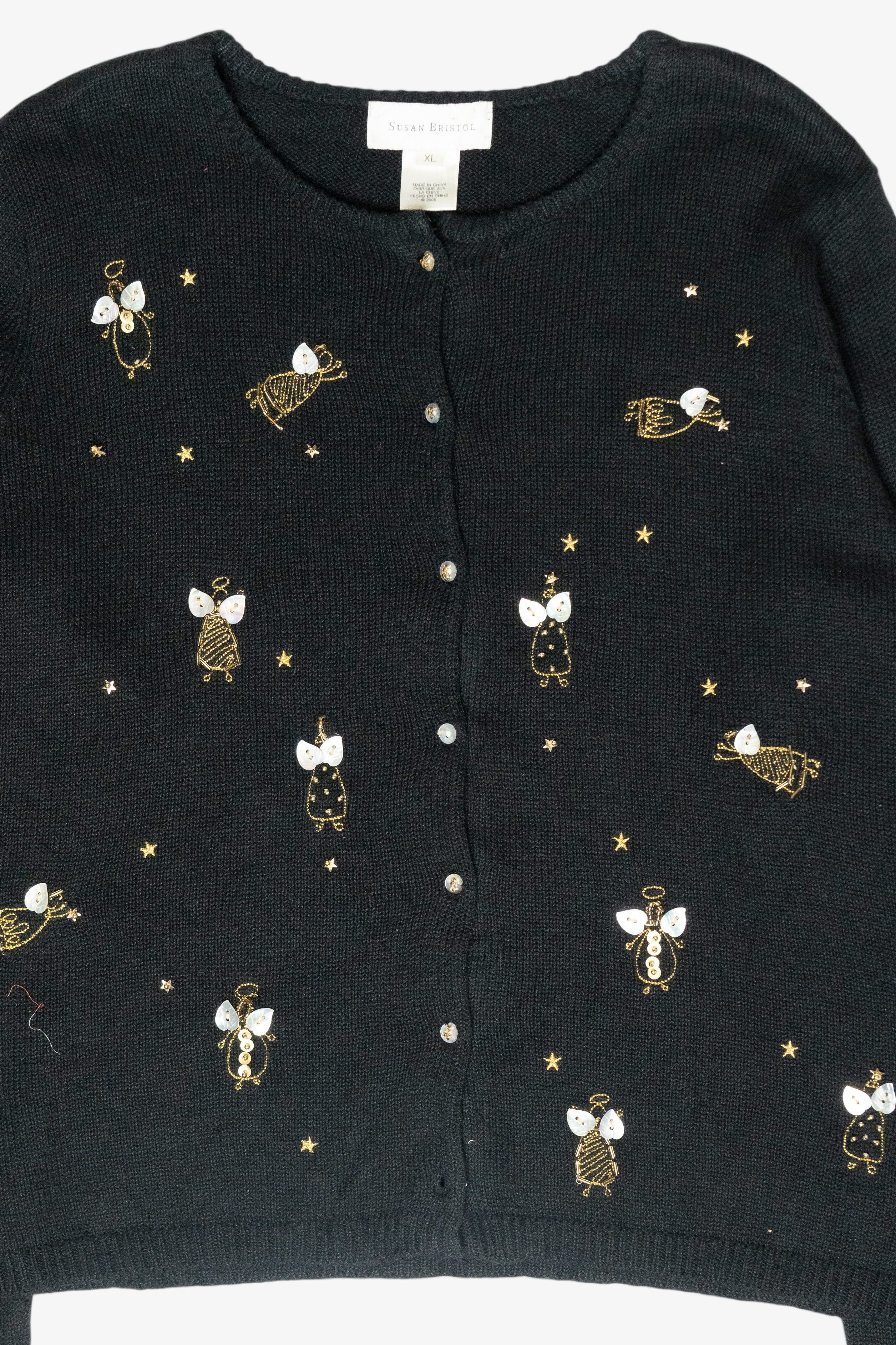 Mini Angels Vintage Ugly Christmas Cardigan (2000s)