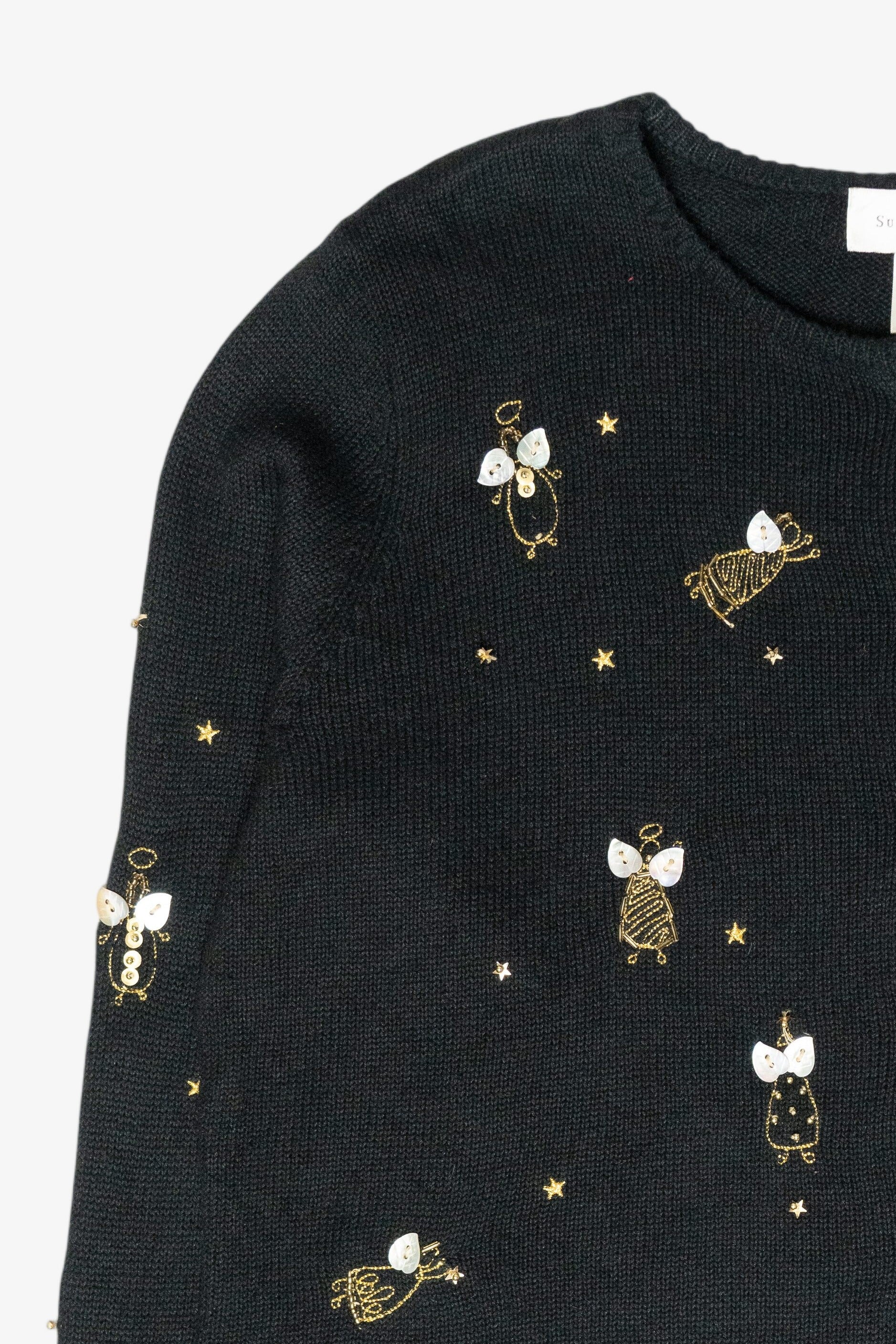 Mini Angels Vintage Ugly Christmas Cardigan (2000s)