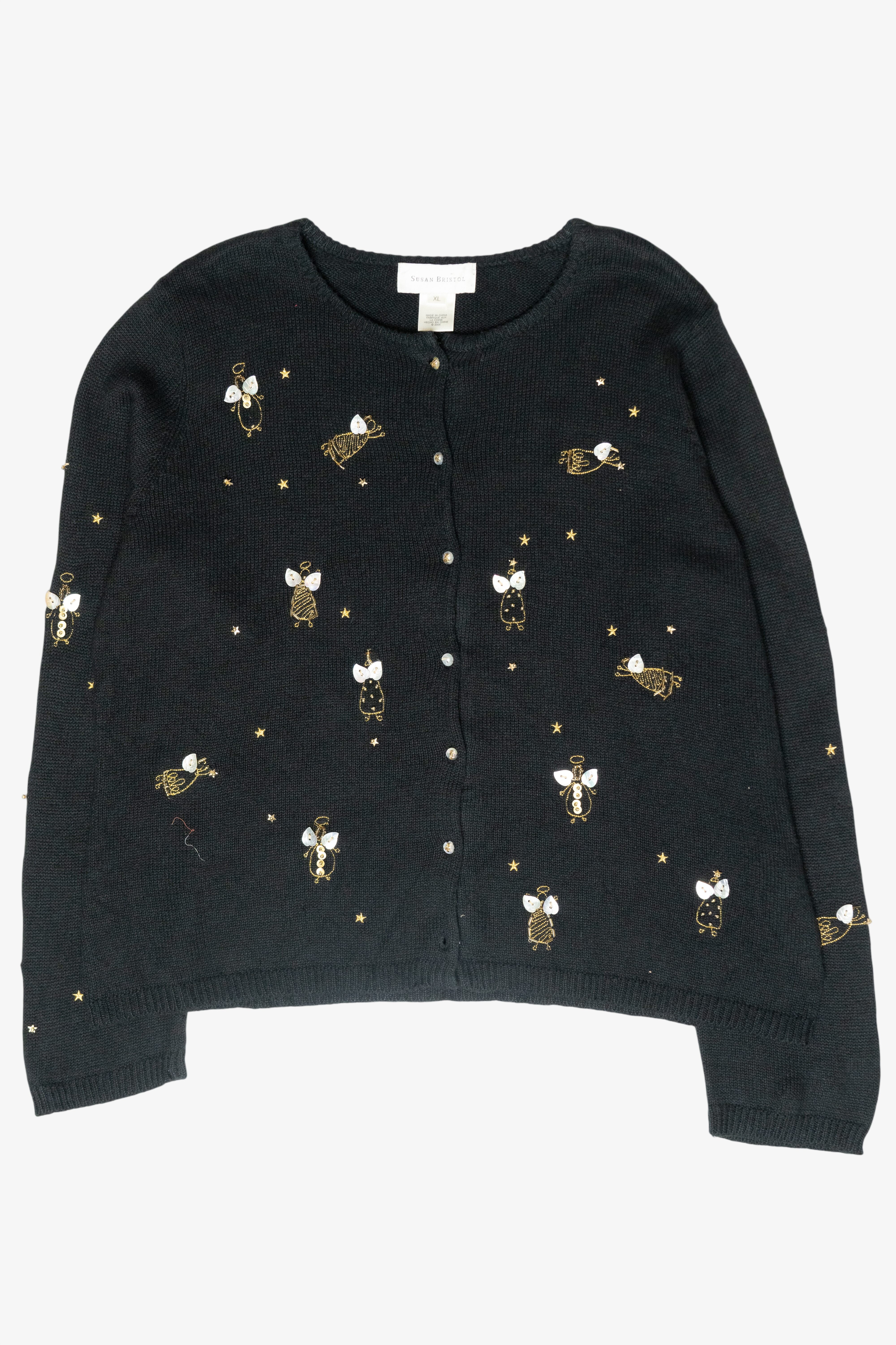 Mini Angels Vintage Ugly Christmas Cardigan (2000s)