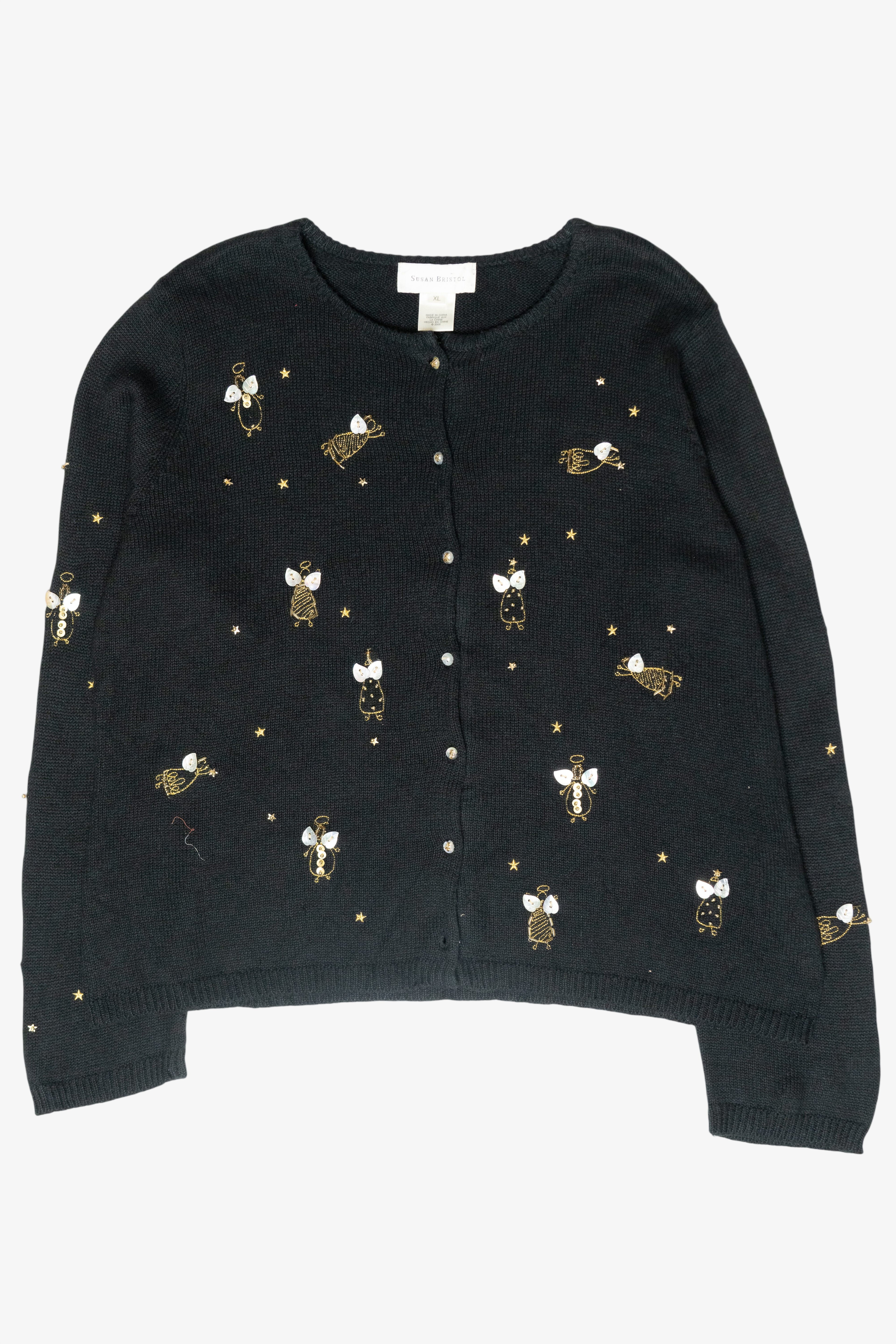 Mini Angels Vintage Ugly Christmas Cardigan (2000s)