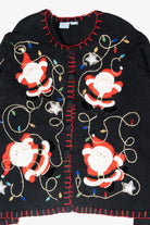 Silly Santas Vintage Ugly Christmas Sweater (2000s)