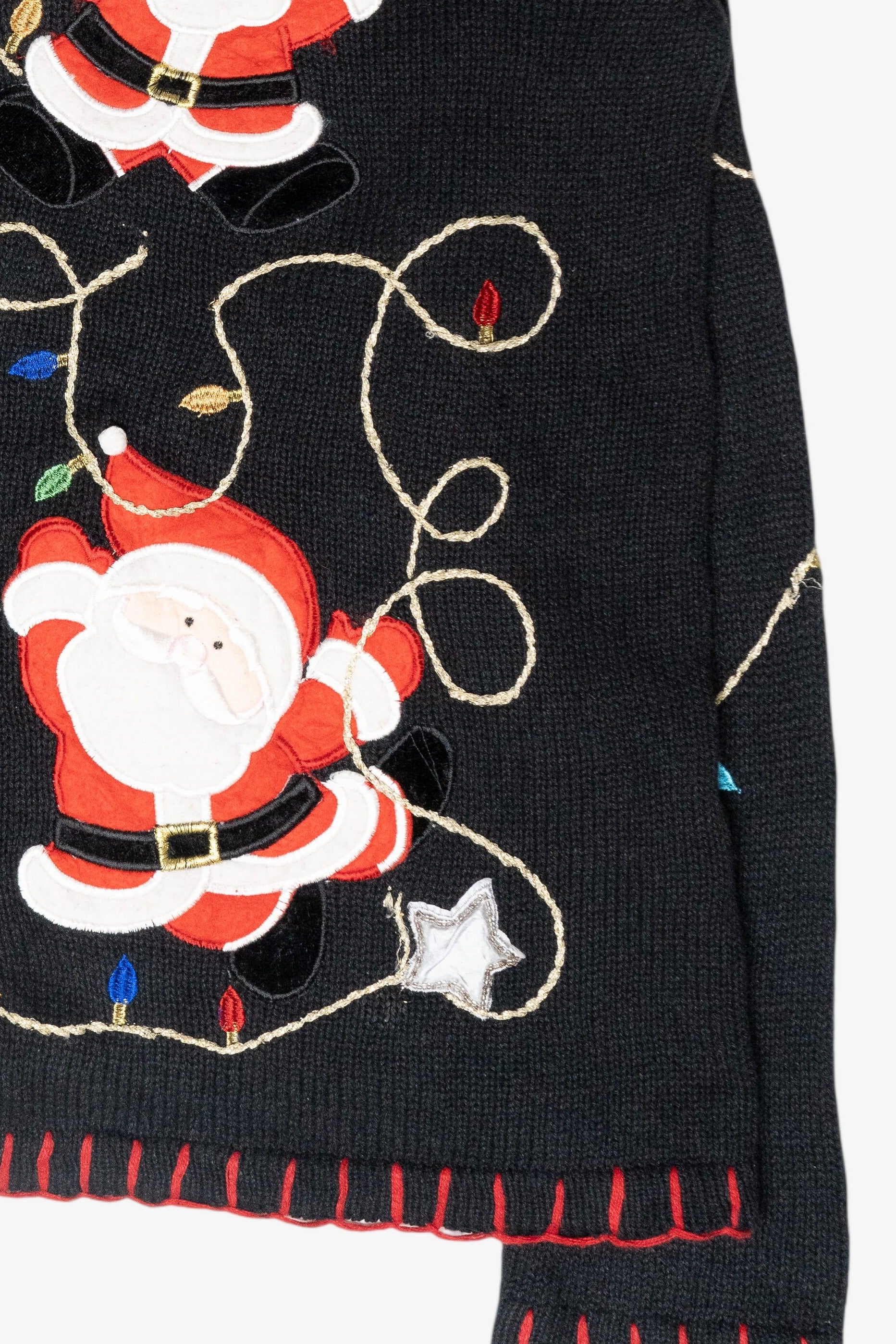 Silly Santas Vintage Ugly Christmas Sweater (2000s)
