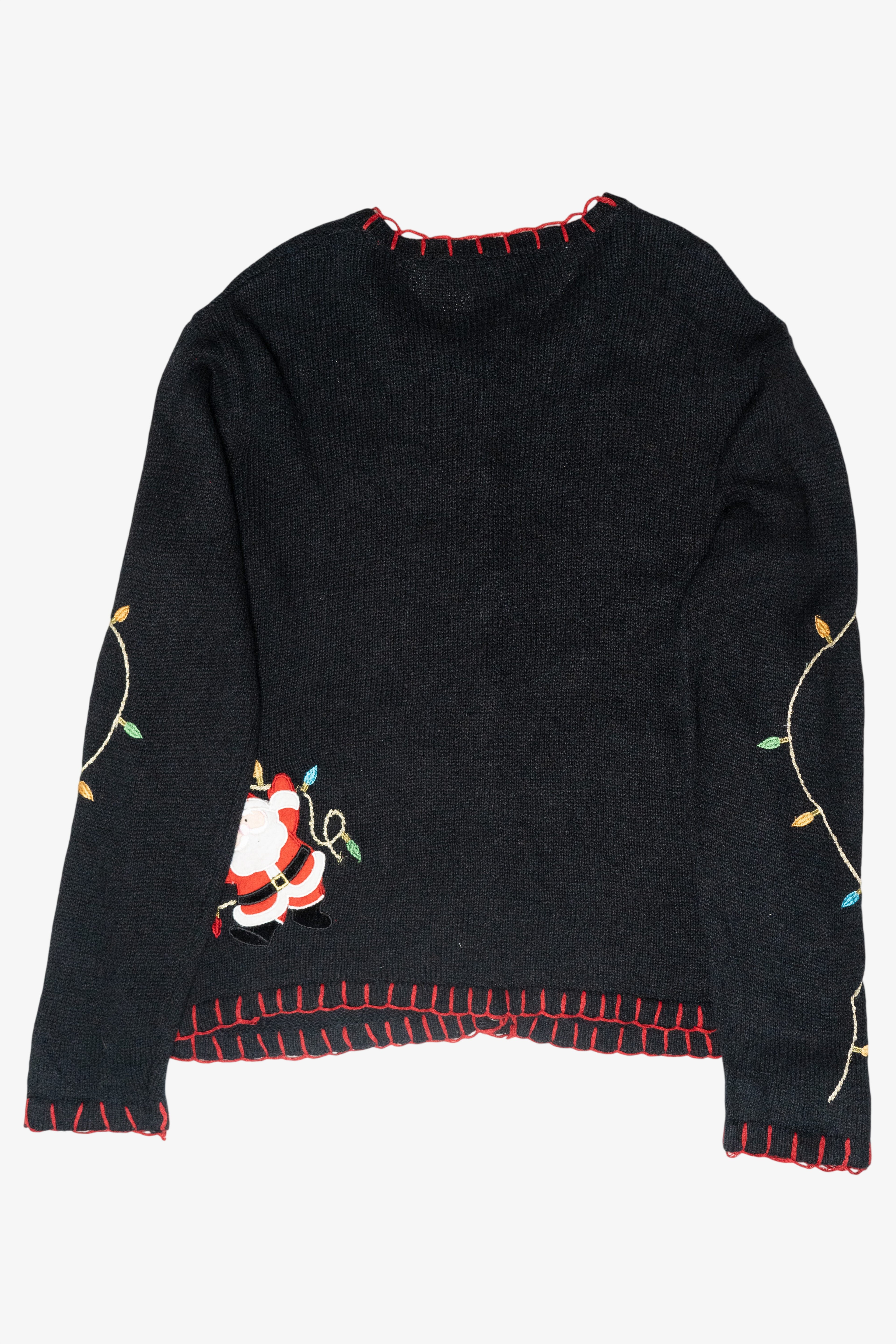 Silly Santas Vintage Ugly Christmas Sweater (2000s)