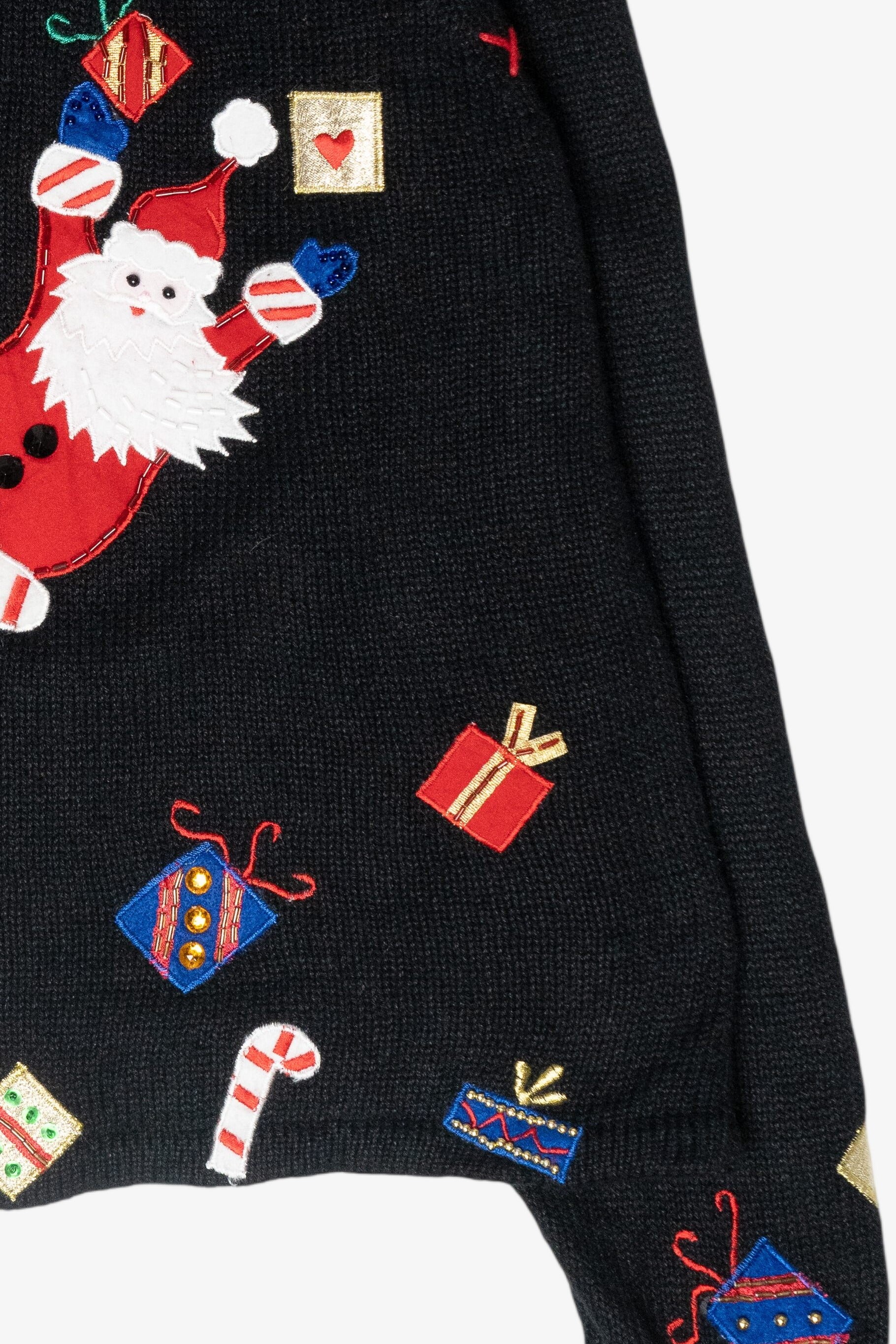 Goofy Santas Vintage Ugly Christmas Sweater (2000s)