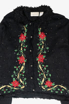 Holly Vines Vintage Ugly Christmas Sweater (1990s)