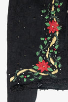 Holly Vines Vintage Ugly Christmas Sweater (1990s)