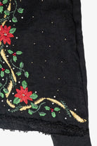 Holly Vines Vintage Ugly Christmas Sweater (1990s)
