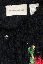 Holly Vines Vintage Ugly Christmas Sweater (1990s)