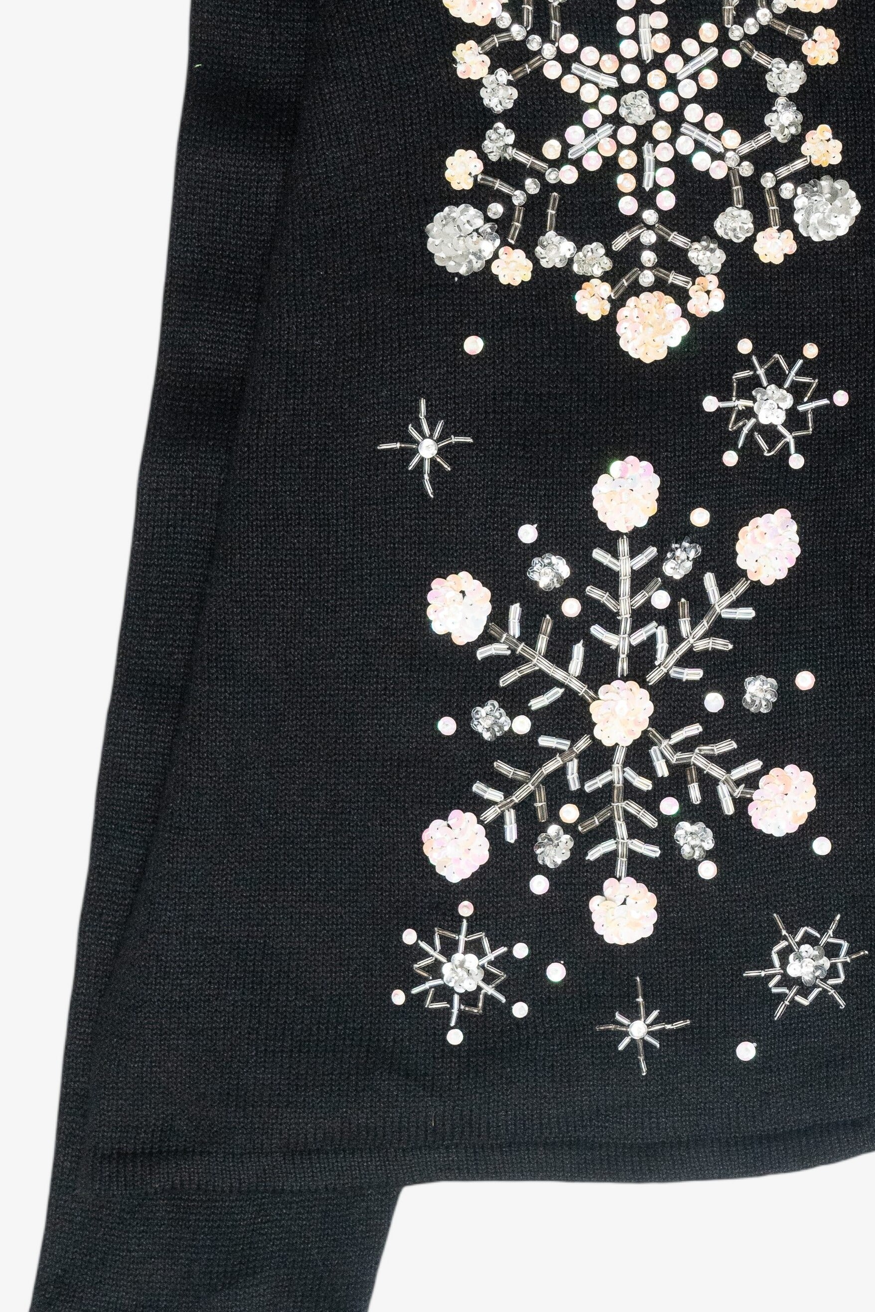 Snowflakes Vintage Ugly Christmas Cardigan (2000s)