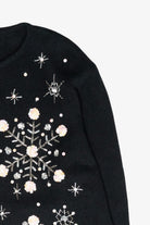 Snowflakes Vintage Ugly Christmas Cardigan (2000s)