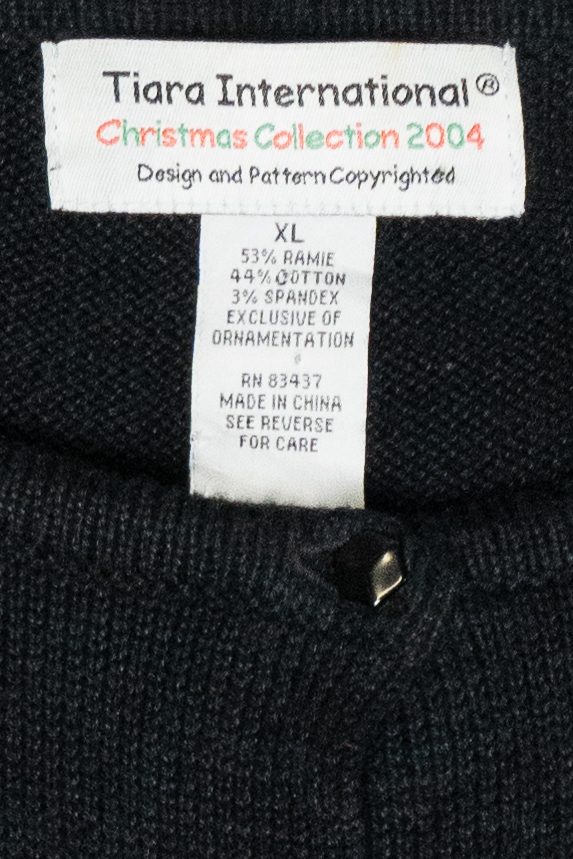 Snowflakes Vintage Ugly Christmas Cardigan (2000s)