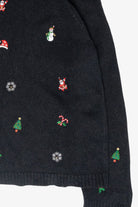 Mini Icons Vintage Ugly Christmas Zip Cardigan (1990s)