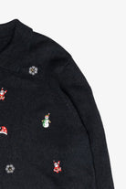Mini Icons Vintage Ugly Christmas Zip Cardigan (1990s)