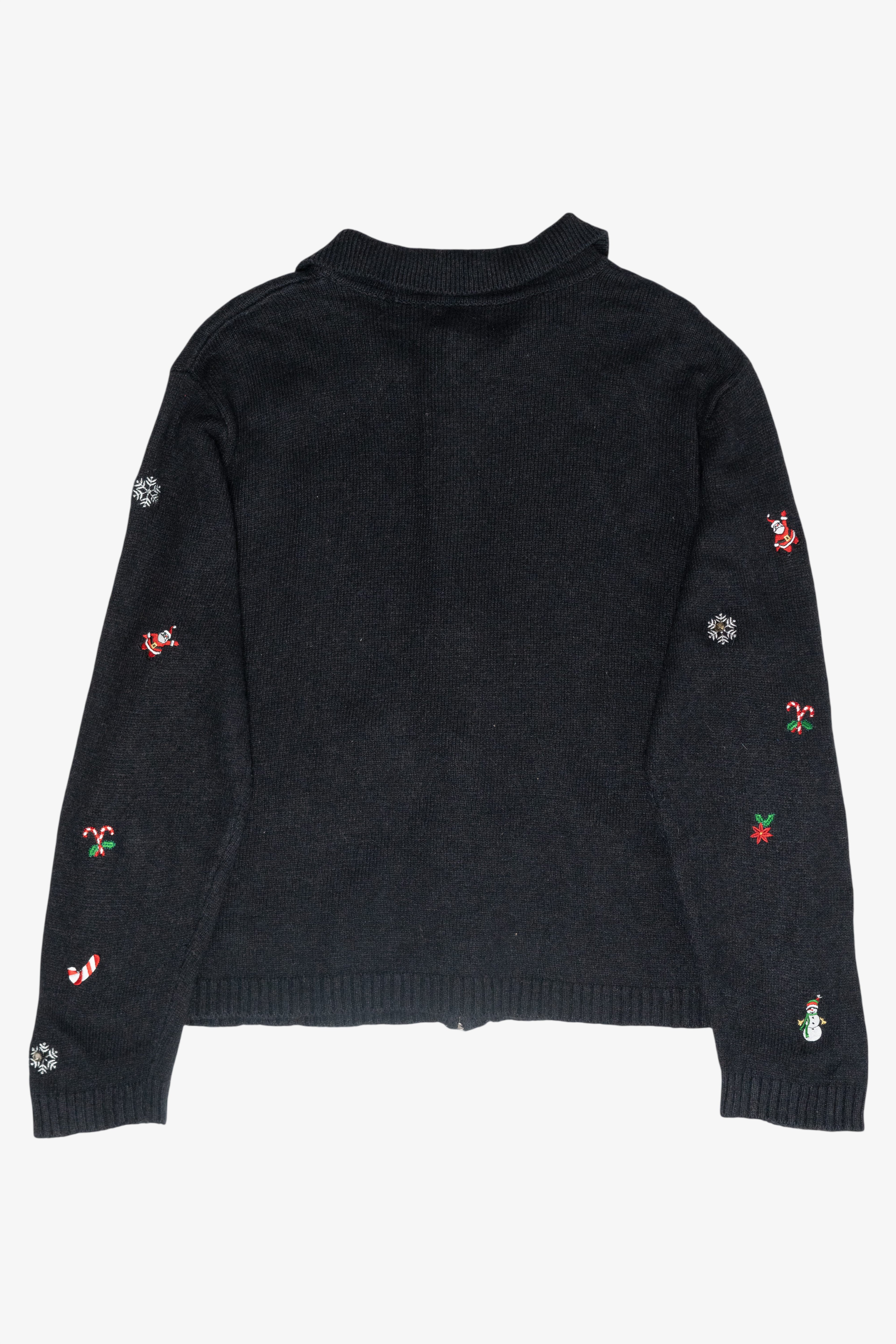 Mini Icons Vintage Ugly Christmas Zip Cardigan (1990s)