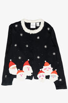 Jolly Santas Vintage Ugly Christmas Sweater (2000s)