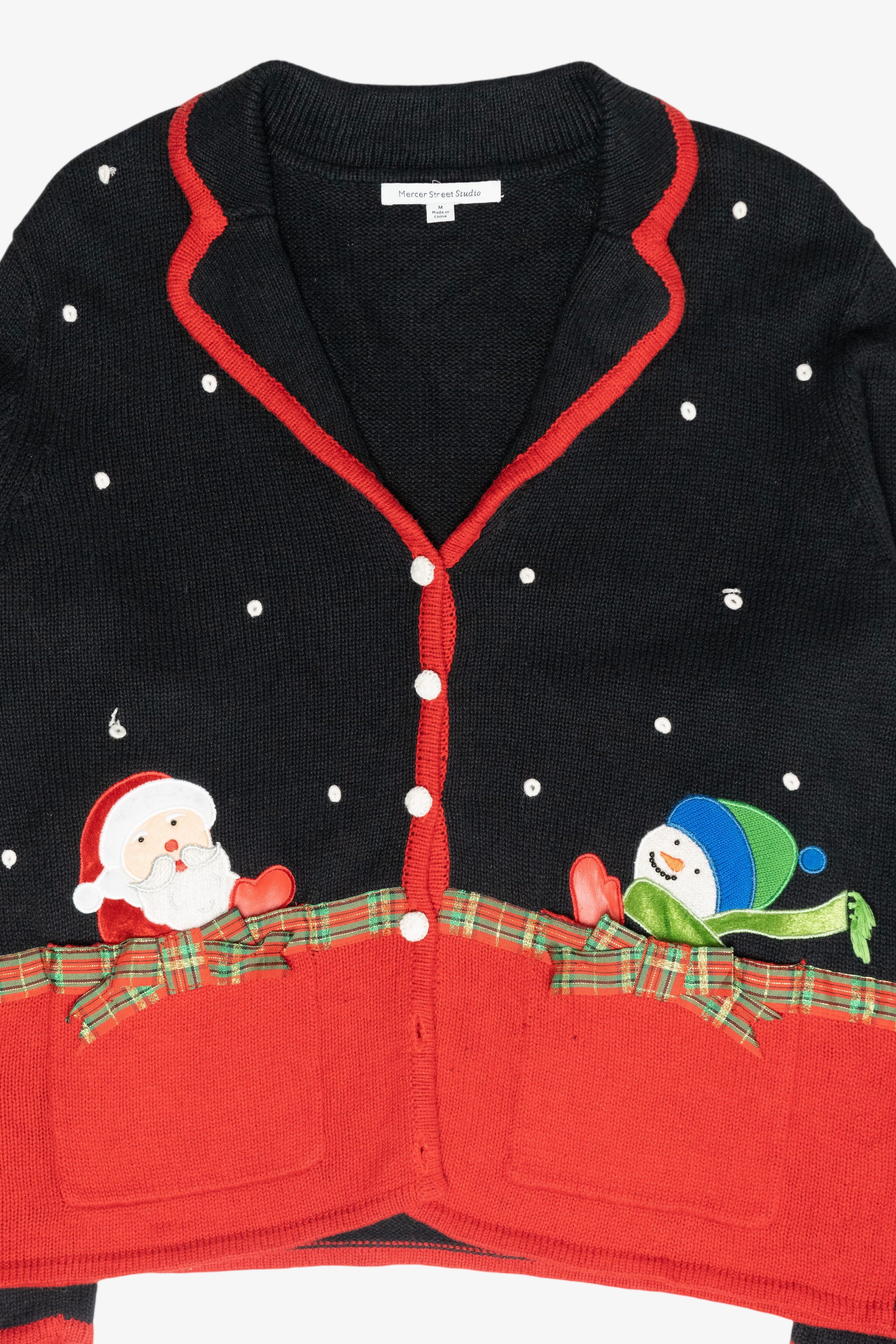 Peek-A-Boo Pocket Vintage Ugly Christmas Sweater (2000s)