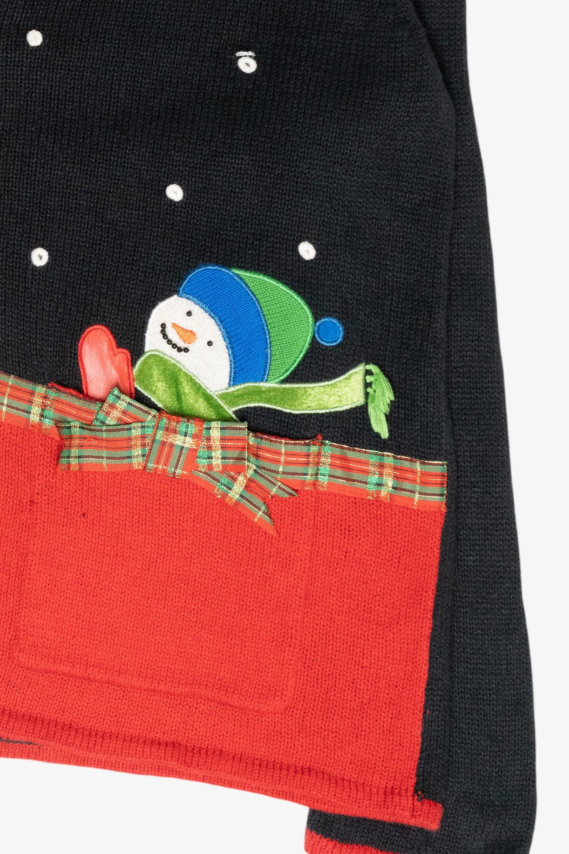 Peek-A-Boo Pocket Vintage Ugly Christmas Sweater (2000s)