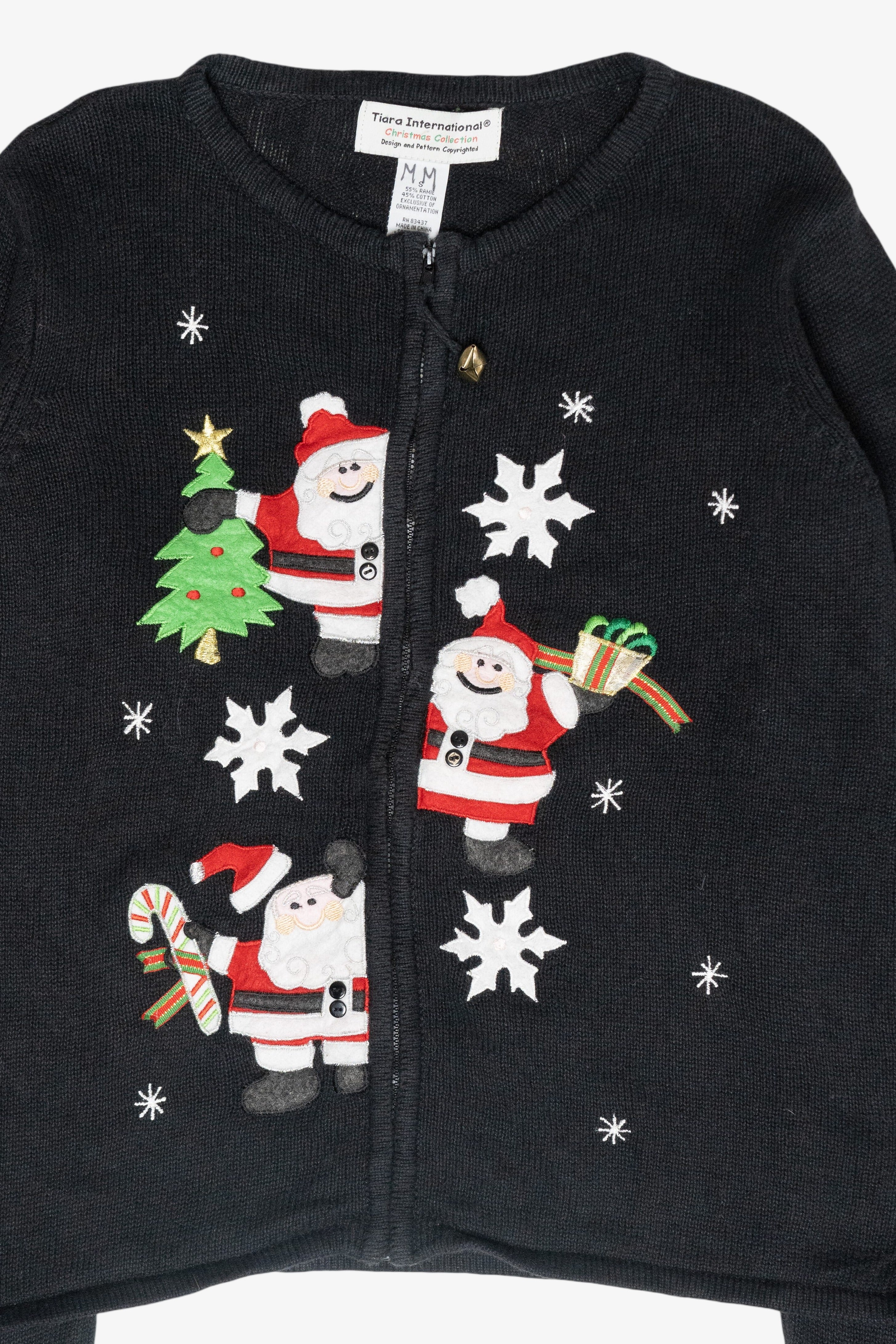 Silly Santas Vintage Ugly Christmas Sweater (2000s)