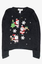 Silly Santas Vintage Ugly Christmas Sweater (2000s)