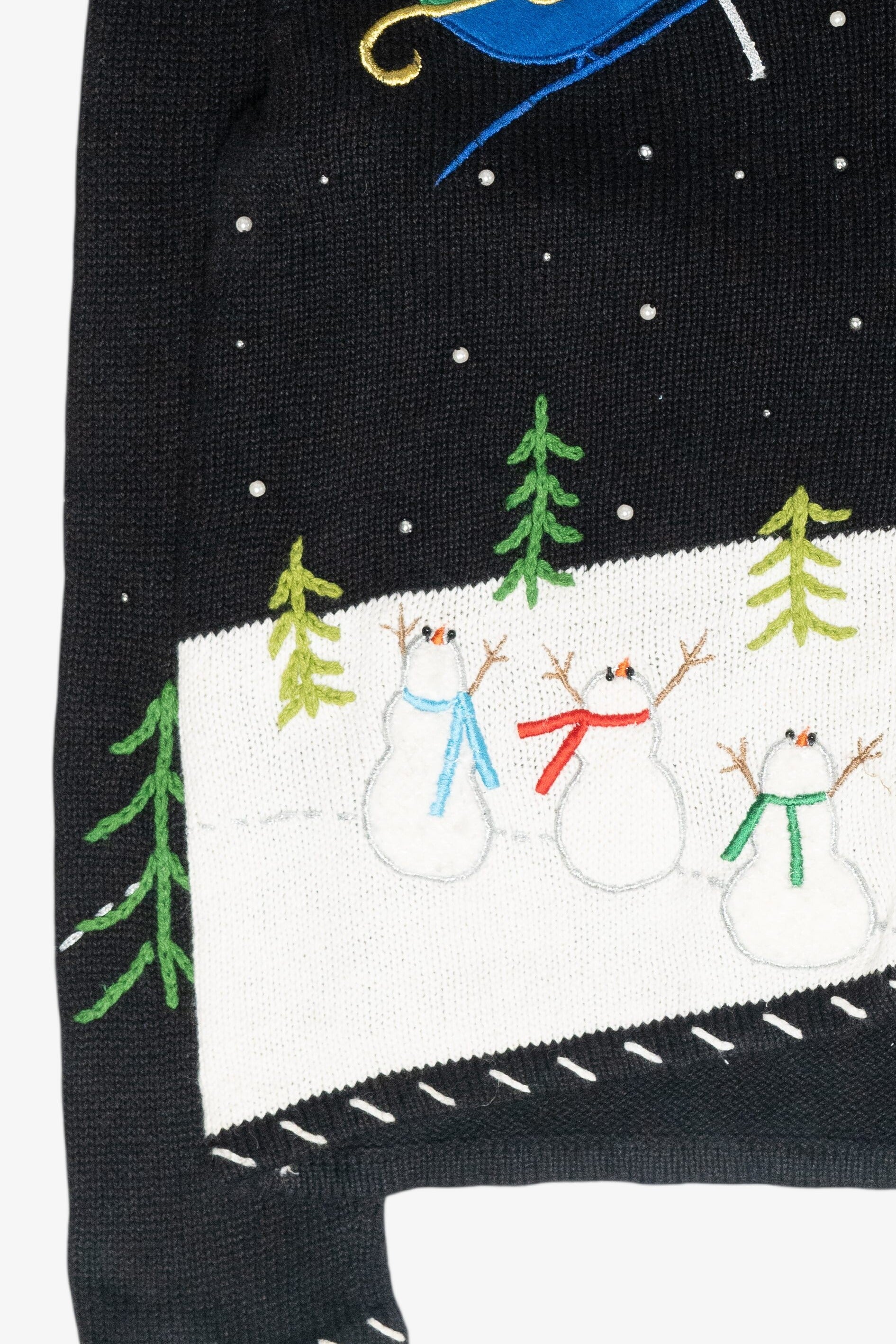 Sleigh Ride Vintage Ugly Christmas Sweater (2000s)