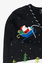 Sleigh Ride Vintage Ugly Christmas Sweater (2000s)