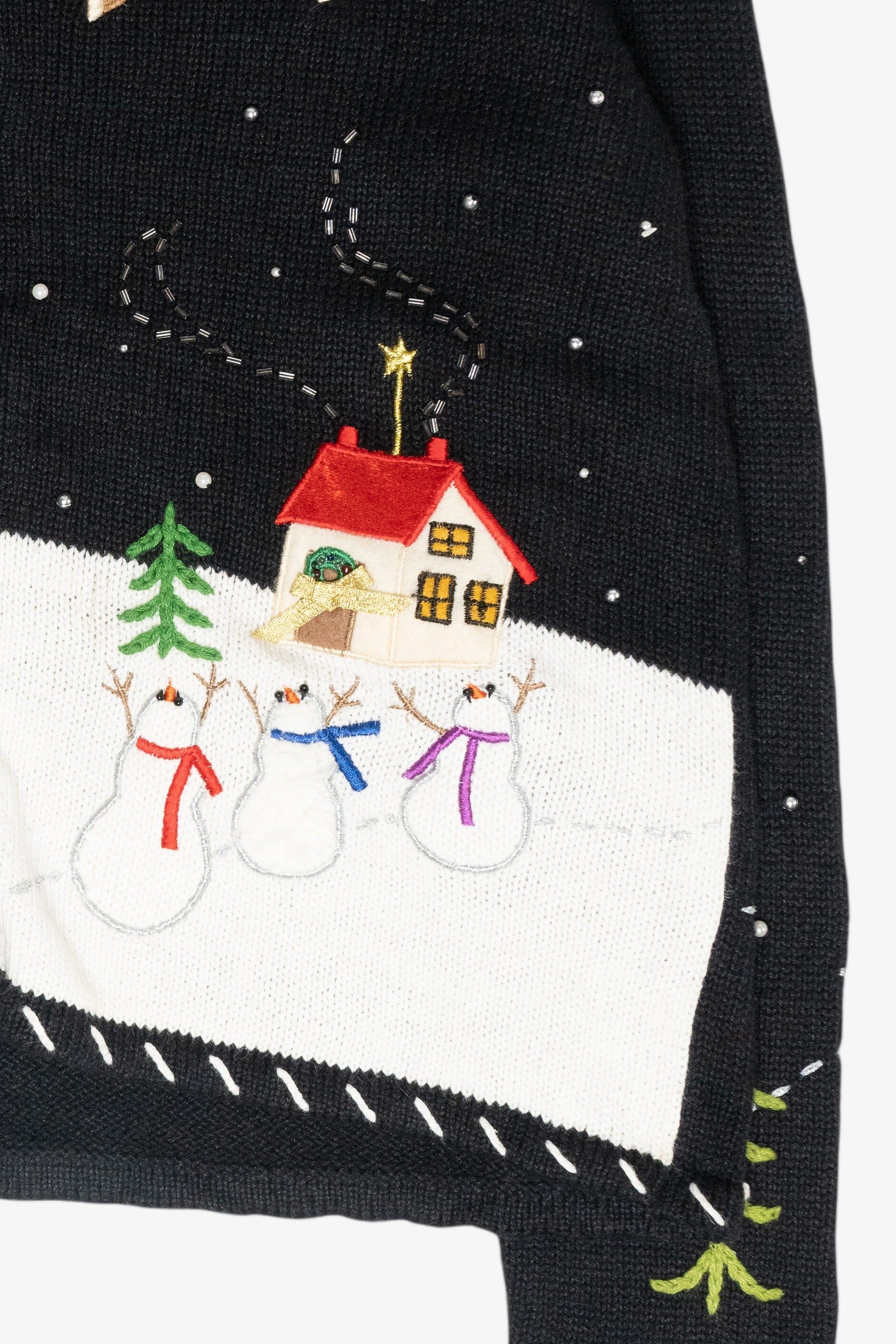 Sleigh Ride Vintage Ugly Christmas Sweater (2000s)