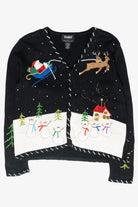Sleigh Ride Vintage Ugly Christmas Sweater (2000s)