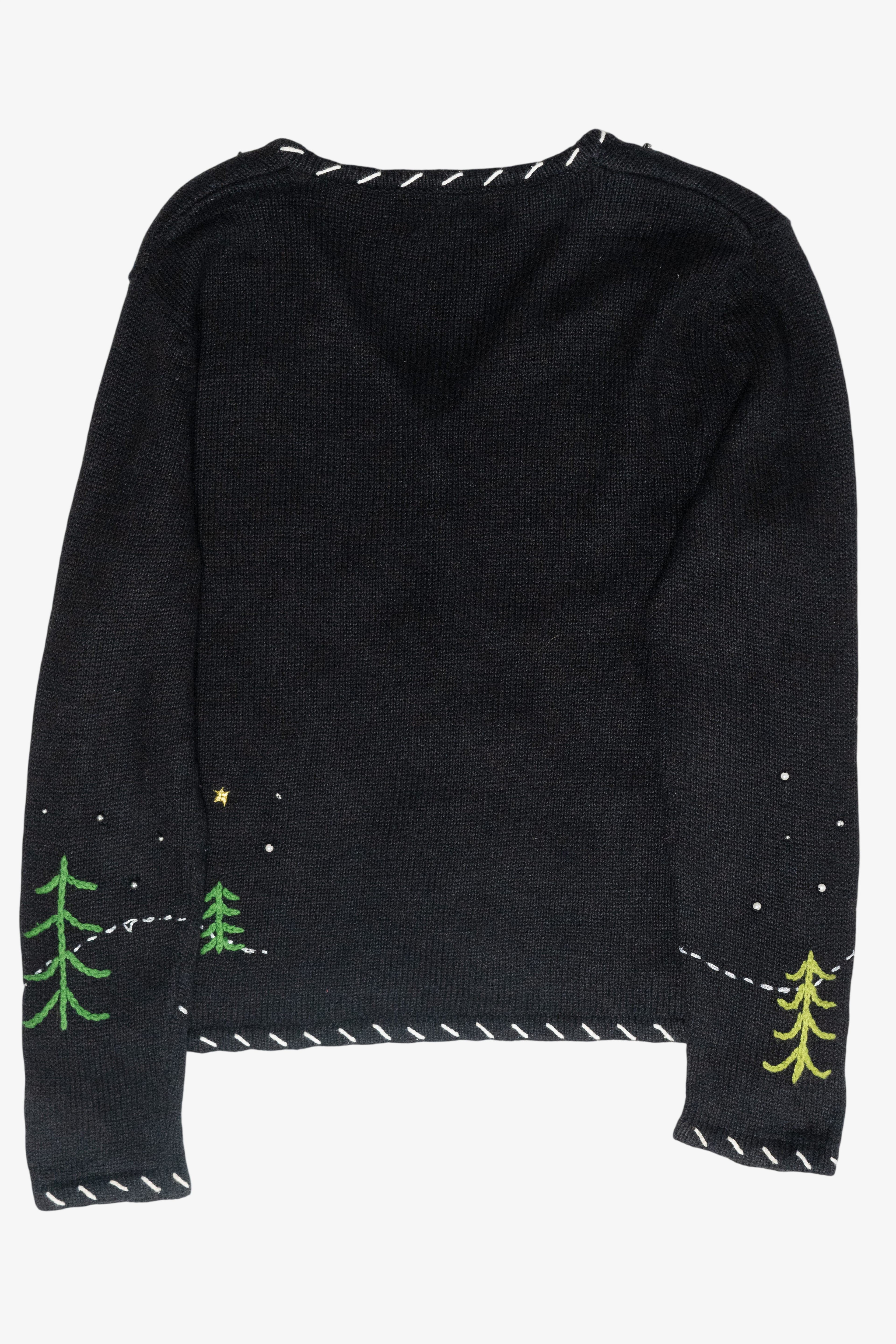 Sleigh Ride Vintage Ugly Christmas Sweater (2000s)