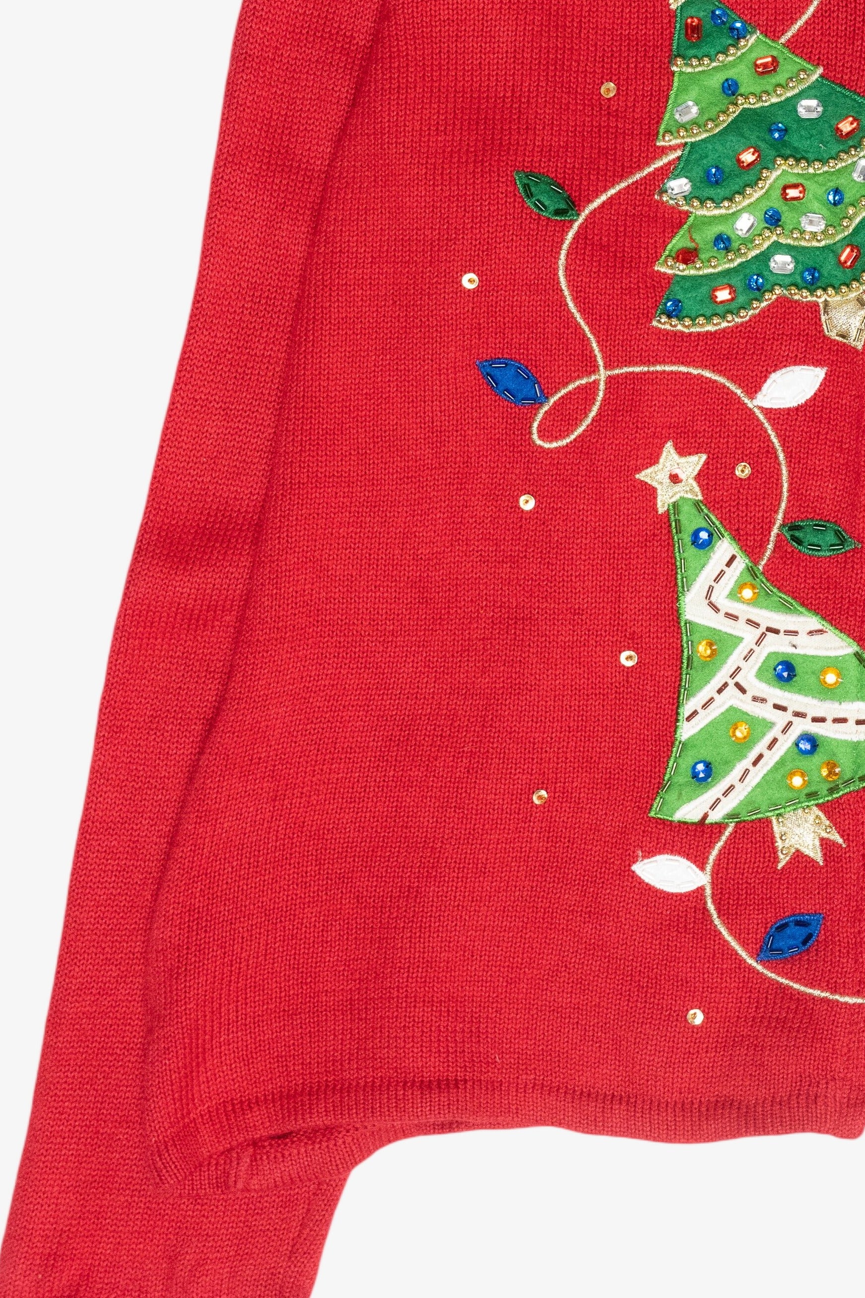 Trees Vintage Ugly Christmas Cardigan (2000s)