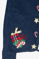 Silly Santa Vintage Ugly Christmas Cardigan (2000s)