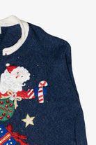Silly Santa Vintage Ugly Christmas Cardigan (2000s)