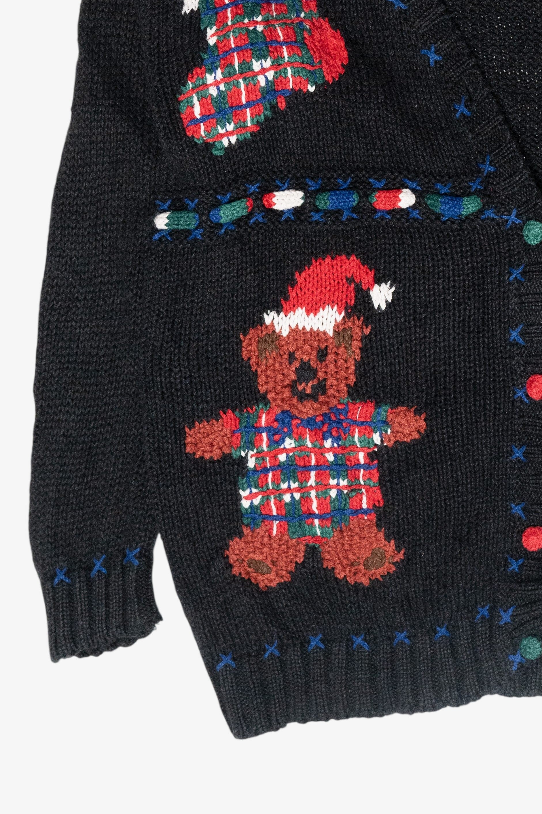 Bears Handmade Vintage Ugly Christmas Sweater (1980s)